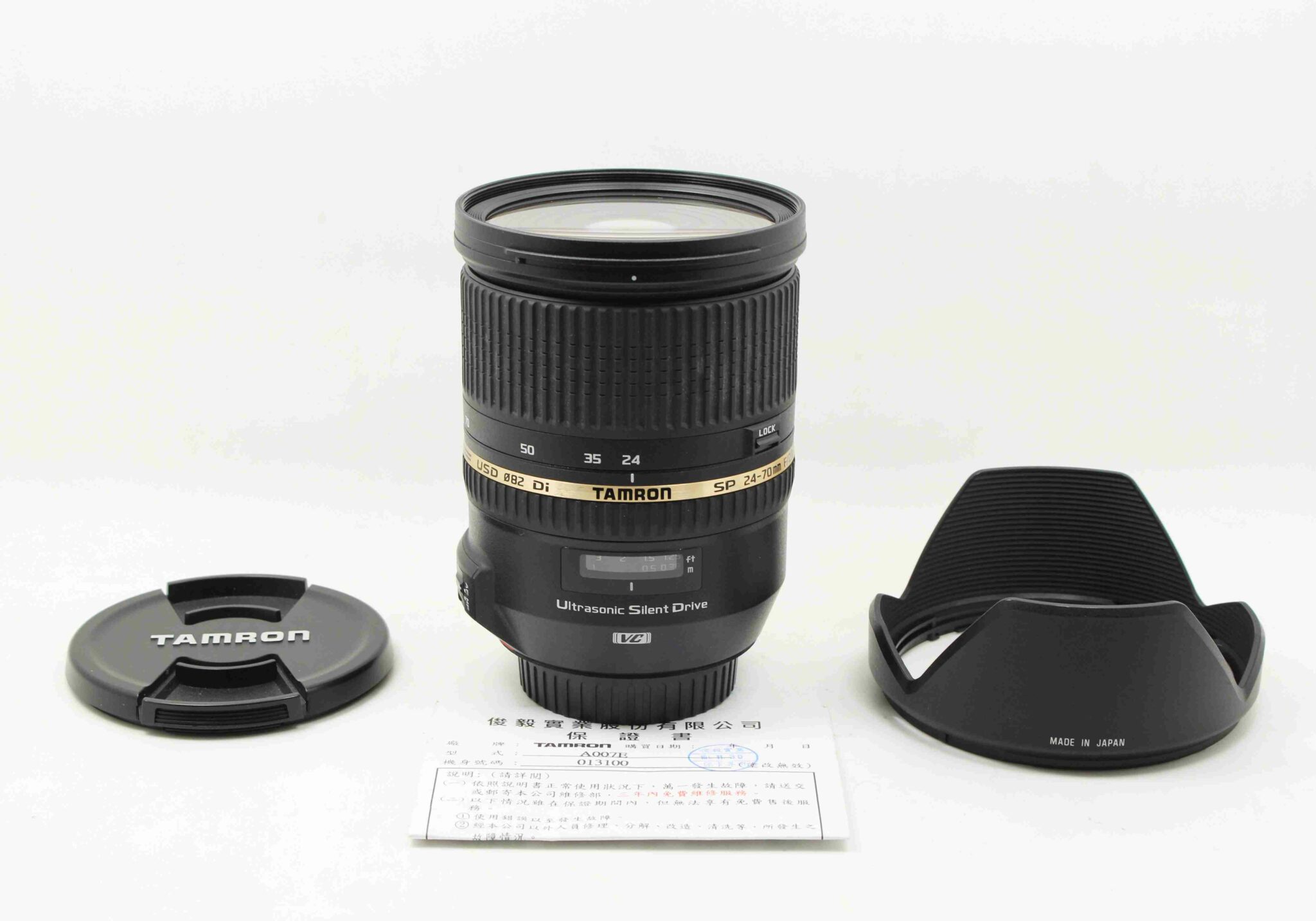 |台中回收二手鏡頭,相機|TAMRON SP 24-70MM F2.8 USD DI A007 二手 鏡頭 公司貨 #05804