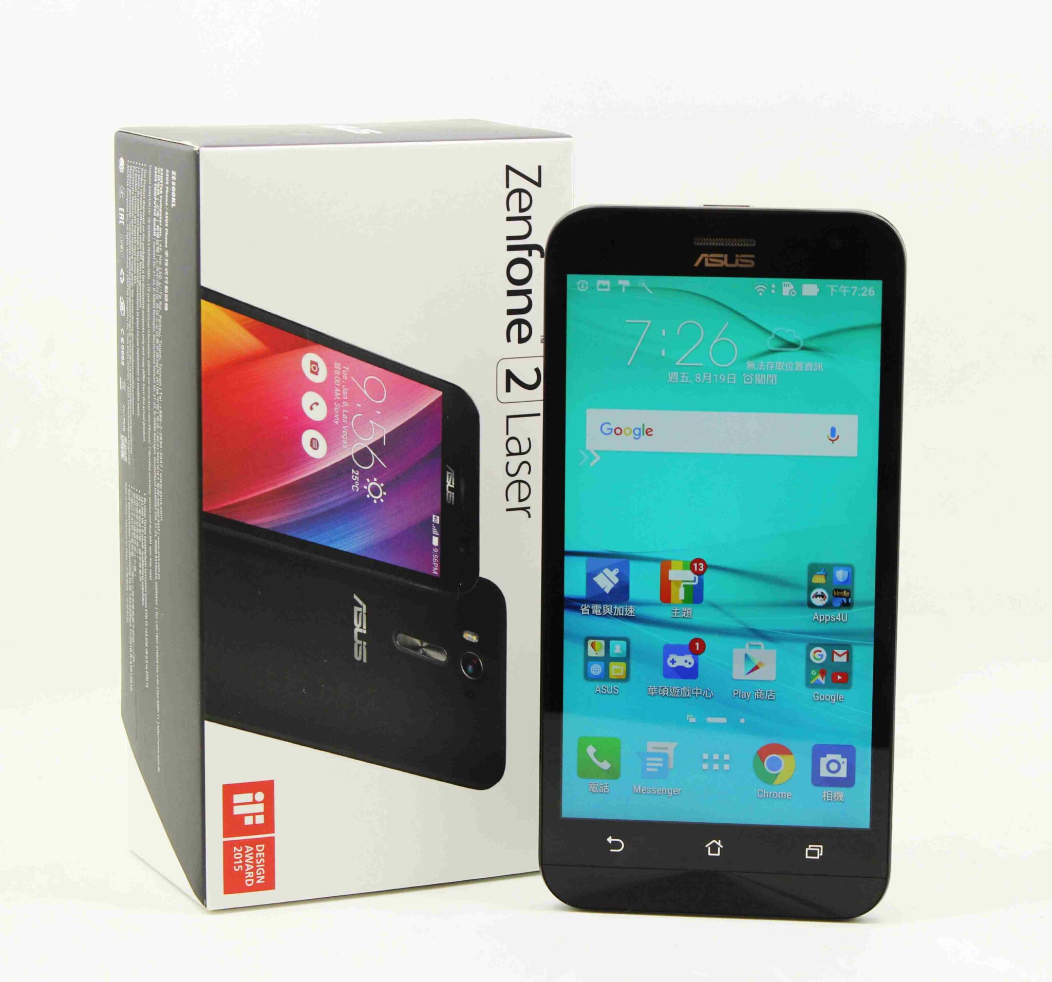 |高雄二手手機網|ASUS ZENFONE2 LASER ZE500KL 2+16G 黑 二手 手機 #06161