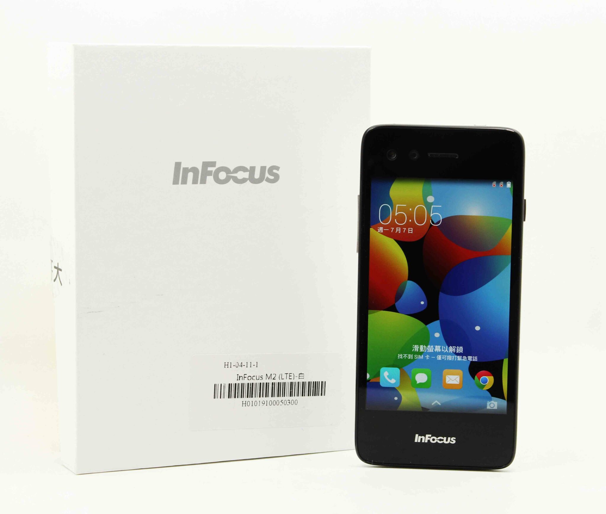 |台中收購二手手機,買賣|InFocus M2 LTE 白色 4.2吋 8GB 二手 手機#06066