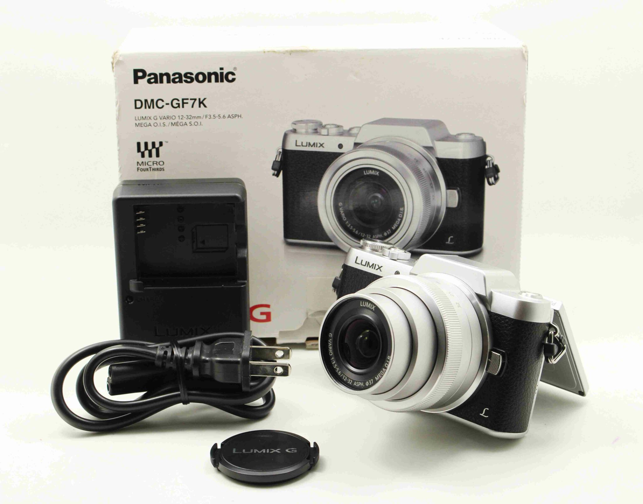 |台中收購二手數位相機|Panasonic Lumix DMC-GF7 12-32mm 單鏡組 黑 二手數位相機 #06180