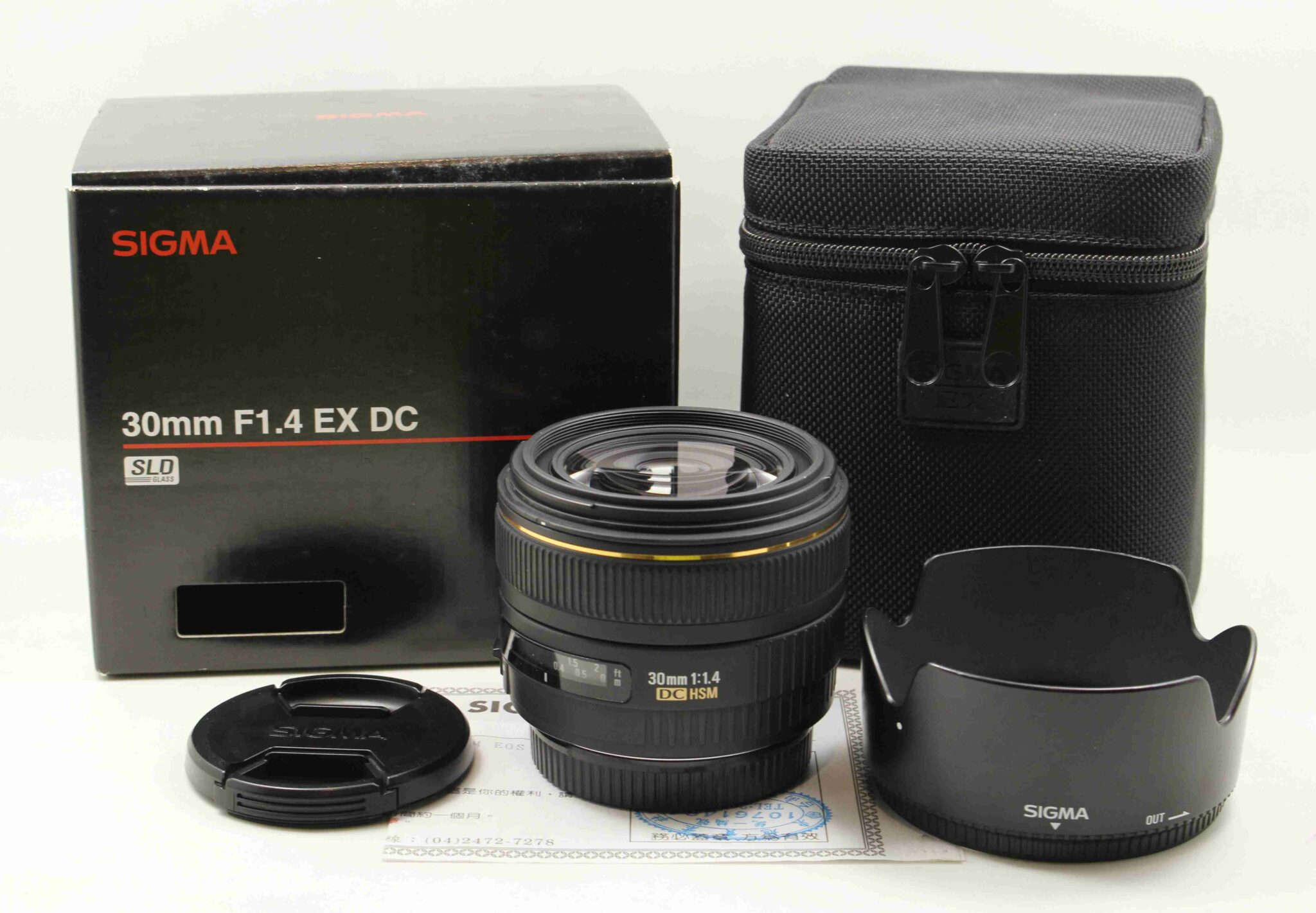 高雄二手鏡頭回收 Sigma 30mm F1 4 Ex Dc Hsm For Canon 二手單眼鏡頭公司貨 066 青蘋果二手3c 拍賣回收買賣領導品牌