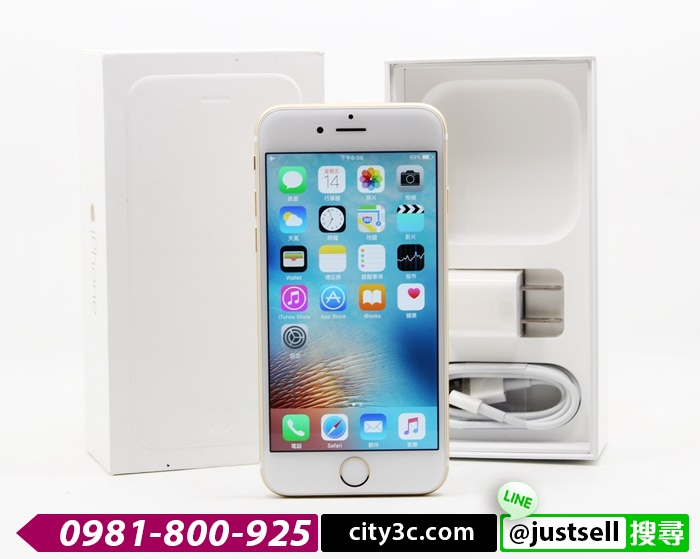 |台中收購二手iphone|Apple IPHONE6 64G 金 二手IPHONE 蘋果手機 #06952