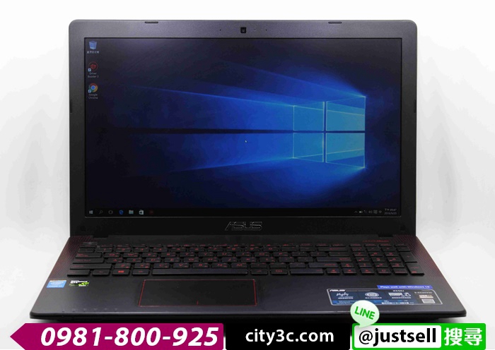 |台中收購二手筆電|ASUS X550J I7-4720HQ 12G 1TB+240SSD GTX950M 15吋 #06481