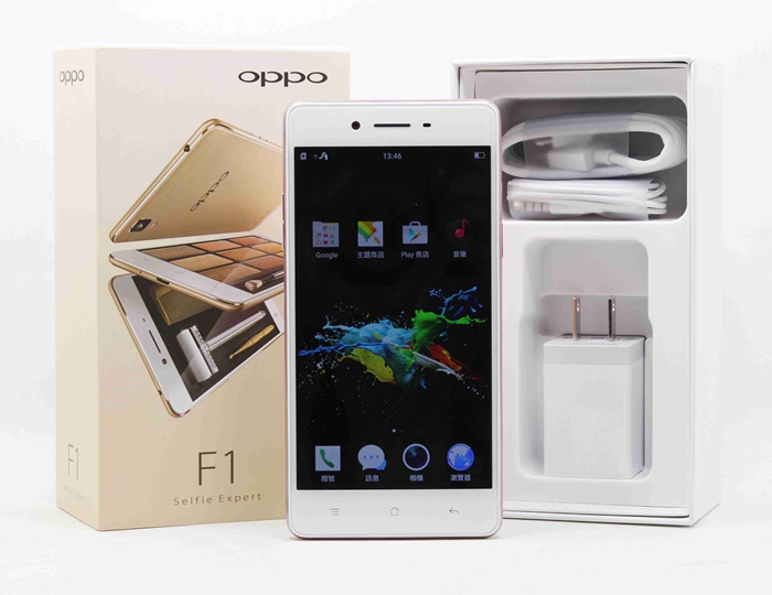 |高雄二手手機行|OPPO F1 16G 5吋 4GLTE 玫瑰金 雙卡雙待 美顏自拍 #06540