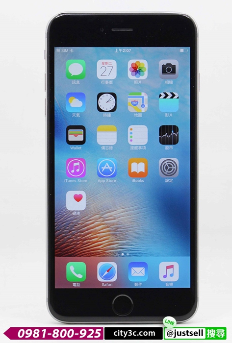 |高雄二手IPHONE|Apple iPhone 6 plus 16G 黑 5.5吋 二手 蘋果手機 # 06460