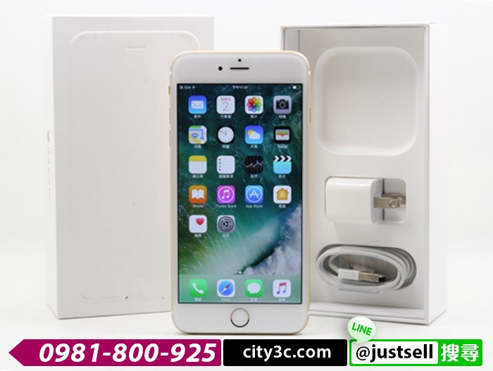 |高雄二手iphone|Apple iPhone 6 plus 64G 金 5.5吋 二手 蘋果手機 # 06914