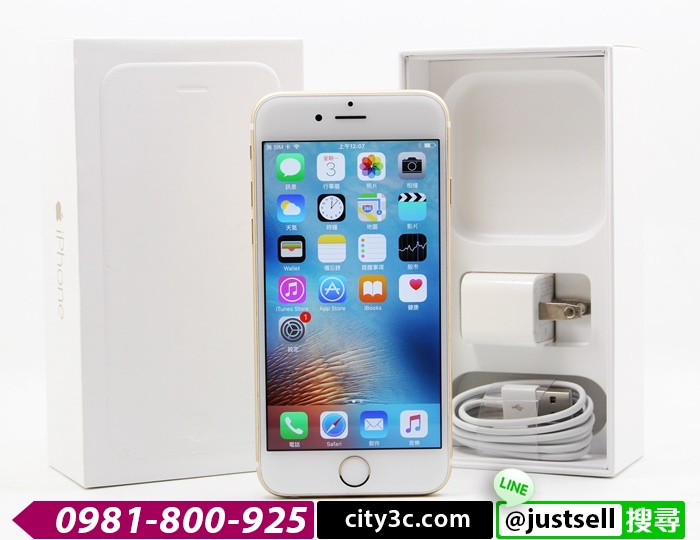 |高雄二手機網|Apple iPhone 6 金 64G 4.7吋 二手 蘋果手機 # 06904