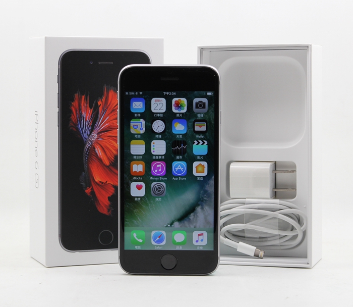 |高雄收購二手手機|APPLE IPHONE 6S 64GB 4.7吋 黑 二手IPHONE蘋果手機 #07388