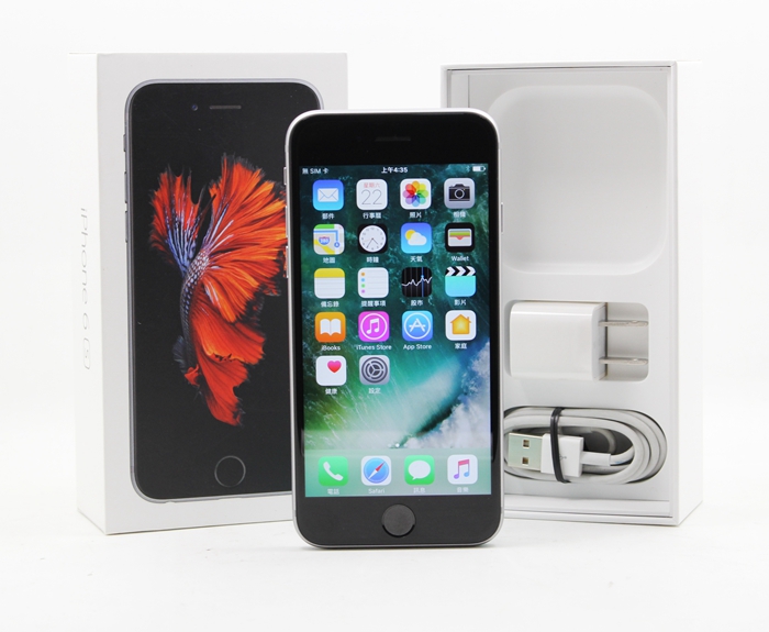 |高雄二手機網|Apple iphone 6s 16GB 4.7吋 二手iphone 黑 蘋果手機 保固中 #07369