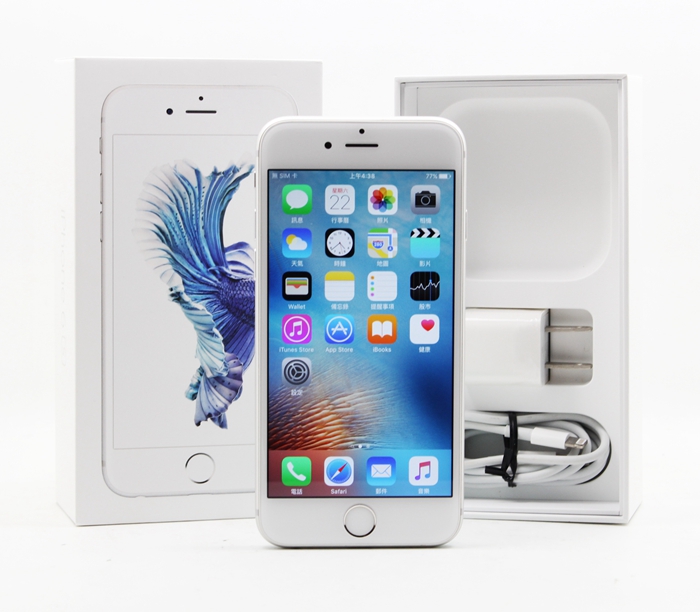 |高雄現金收購二手手機|Apple iphone 6s 64GB 4.7吋 白 二手iphone 蘋果手機 保固中#07371