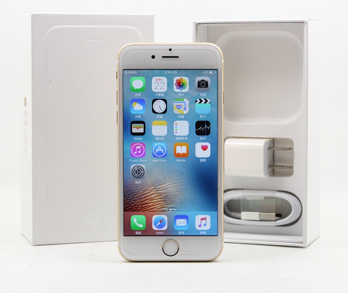 |高雄收購中古手機|Apple iphone6 16GB 4.7吋 金 二手IPHONE 蘋果手機 # 07376