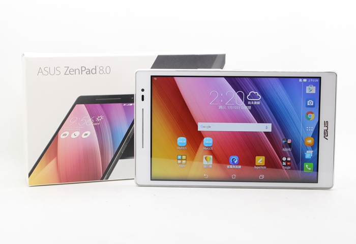 |高雄中古手機二手|ASUS ZENPAD 8.0 Z380KL 2+16G 8吋 通話平版 白 保固中 #07360