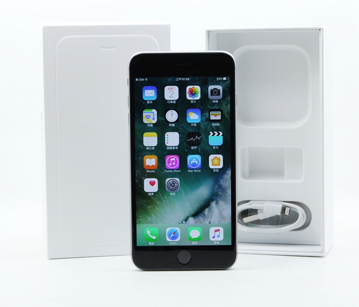 |高雄二手iphone|Apple IPHONE6 PLUS 128GB 灰 I黑 5.5吋 二手PHONE #07087