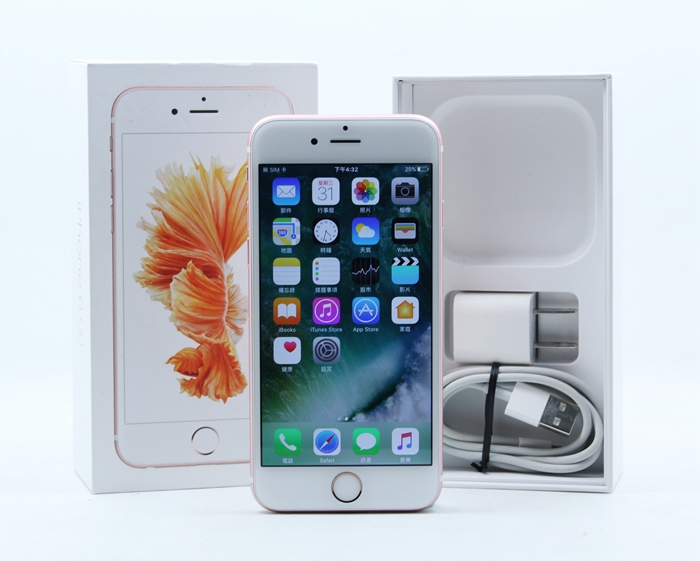 |高雄二手機網|APPLE IPHONE 6S 64GB 玫瑰金 4.7吋 二手IPHONE 極新 # 07089