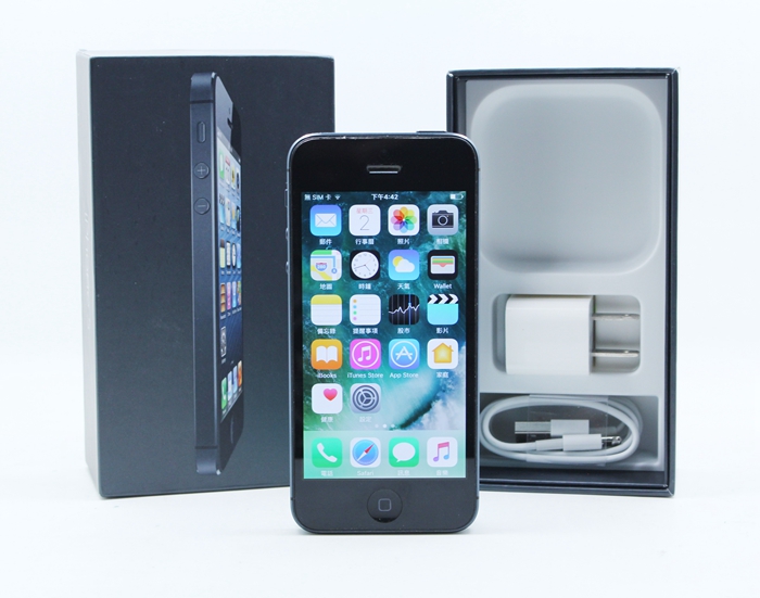 |高雄收購二手手機|Apple iPhone 5 16GB 黑 二手IPHONE 蘋果手機 #07773