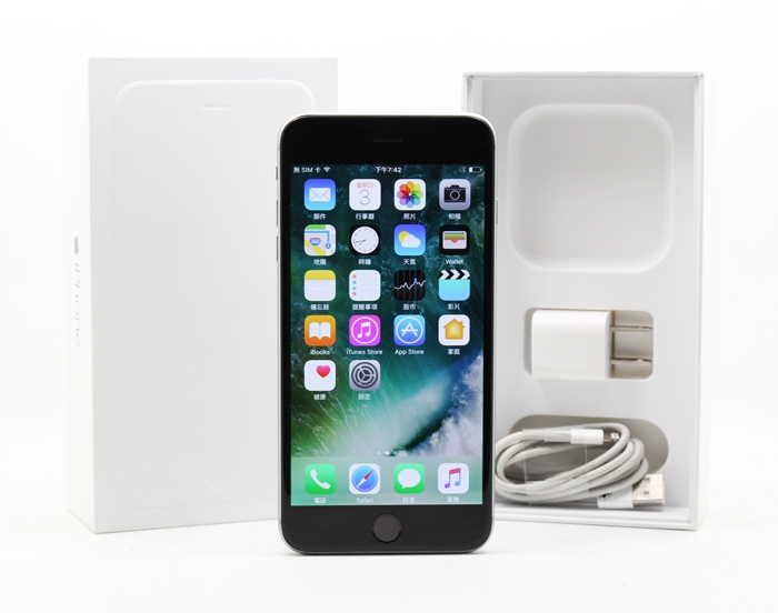 |高雄二手iphone專賣店|Apple iPhone 6 plus 16G 太空灰 5.5吋 二手 蘋果手機 # 07639