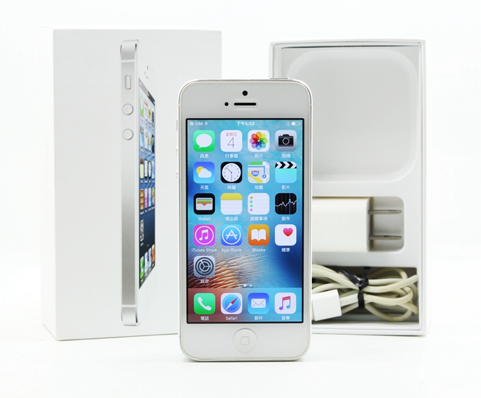 |高雄現金收購IPHONE二手|Apple iPhone 5 白 16G 二手IPHONE 蘋果手機 # 06763
