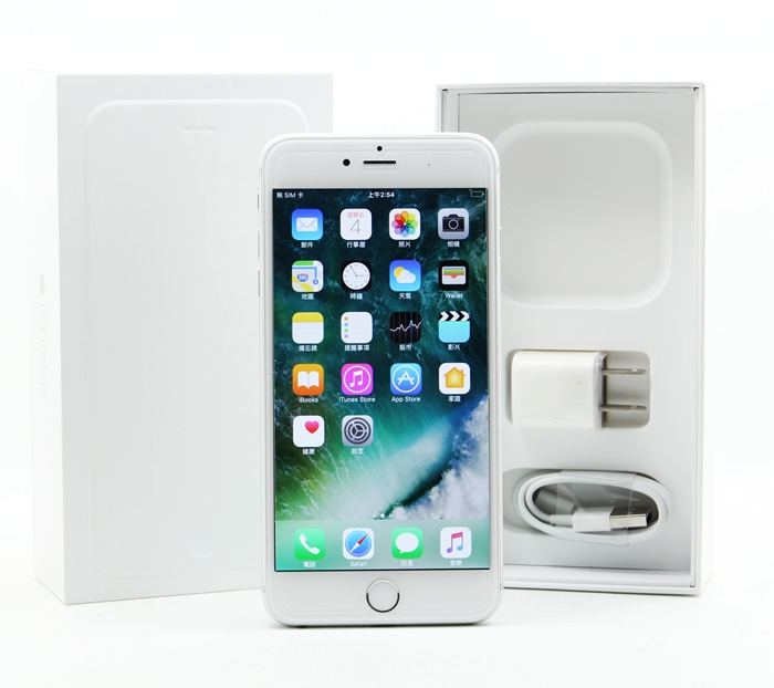 |高雄收購二手手機|Apple iPhone 6 plus 128G 銀 二手 蘋果手機 # 06716