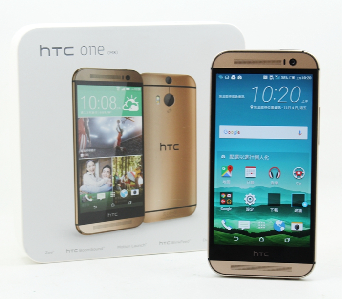 |高雄收購二手HTC手機| HTC One M8 M8X 金 16G 5吋 LTE 二手手機 #06784