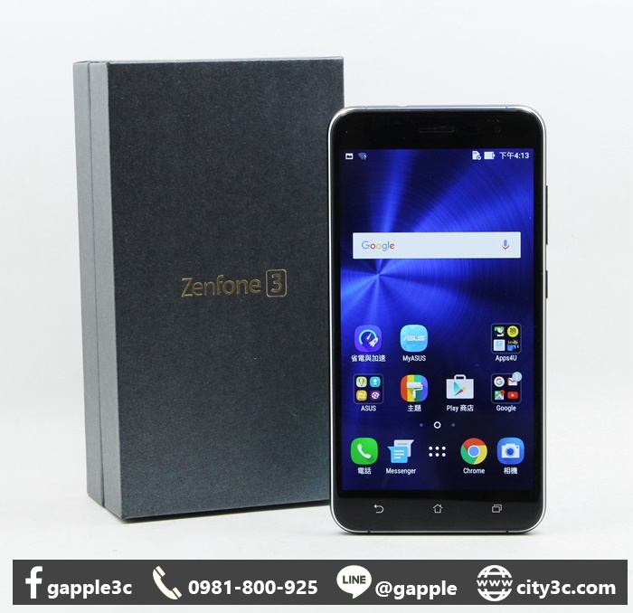 |高雄二手手機專賣店|ASUS ZENFONE3 ZE552KL 4+64G 黑 5.5吋 二手手機 #07600
