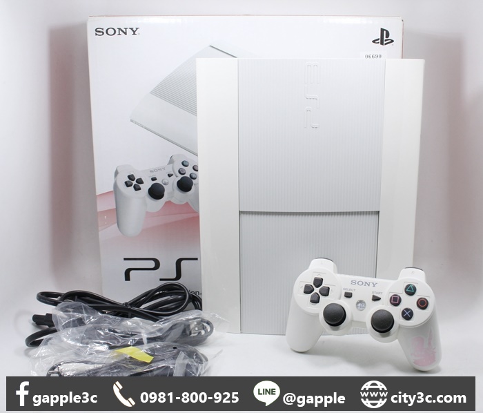 |高雄收購二手電玩|SONY PlayStation PS3 CECH-4007B 250G 白 二手電玩 #06690