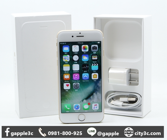 |高雄二手手機拍賣|APPLE IPHONE6 64GB 金 4.7吋 二手IPHONE 二手 蘋果手機 #08266