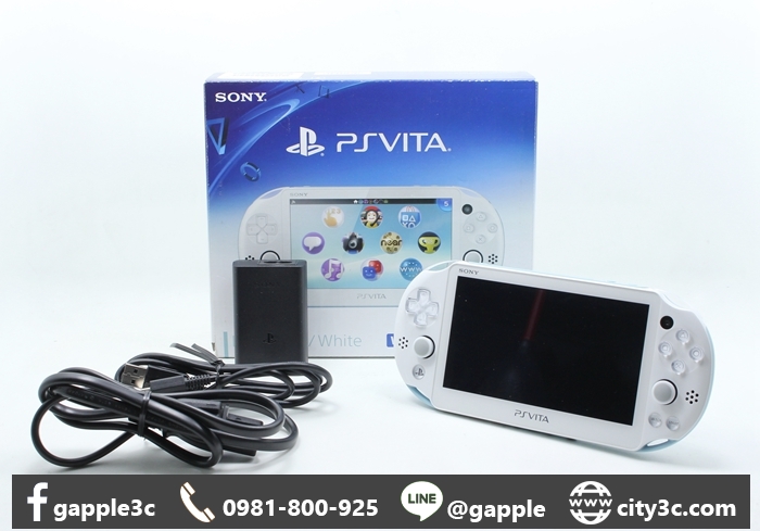 |高雄二手遊戲機專賣店|Sony PlayStation Vita PSV 2007 Wi-Fi版 水藍 電玩主機 #08233