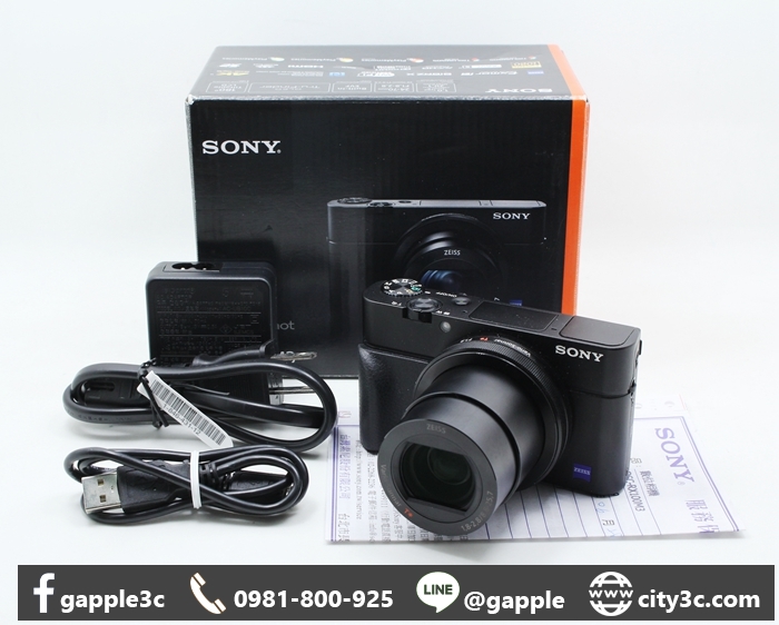 |高雄收購二手數位相機|Sony Cyber-shot RX100 M3 二手 公司貨 數位相機 #08218