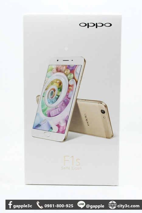 |高雄收購二手手機|OPPO F1S 32GB 金 5.5吋 雙卡雙待 美顏自拍 全新未拆#08042