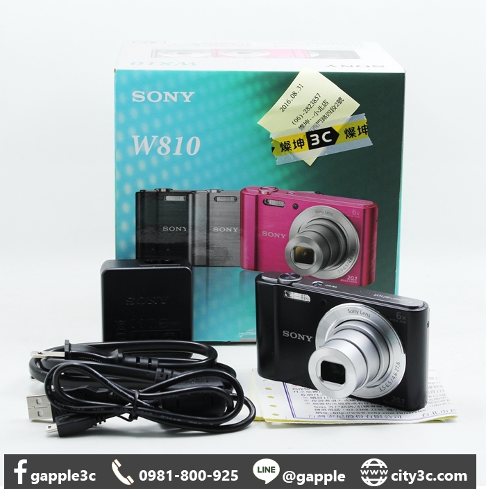 |高雄賣二手相機|Sony Cyber-shot DSC-W810 黑 二手相機 #08533
