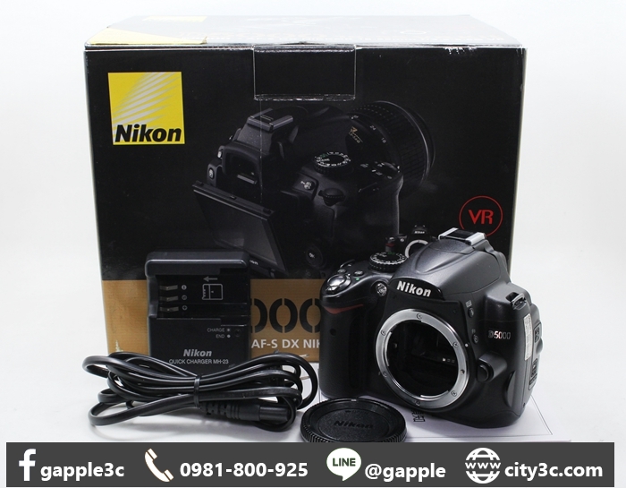 |高雄二手相機行|Nikon D5000 APS-C 單機身 公司貨 二手單眼 #08064