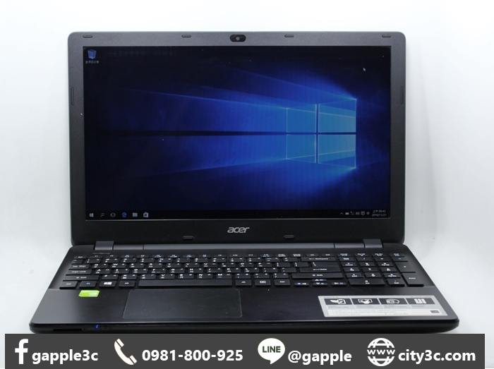 |高雄中古電腦店|ACER E5-572G I5-4210M 8G 128SSD+1TB GF840M 15吋 #08207