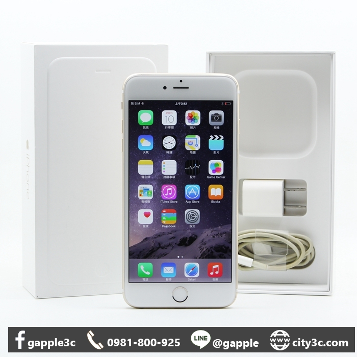 |高雄高價收購IPHONE|APPLE IPHONE6 PLUS 64GB 64G 5.5吋 金 二手蘋果手機 #08725