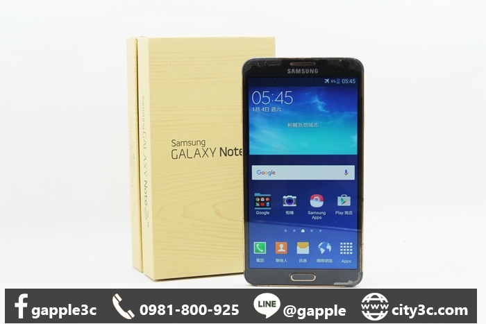 |高雄拍賣二手手機|Samsung Note 3 SM-N900U 16G 16GB 5.5吋 黑 二手 LTE#08868