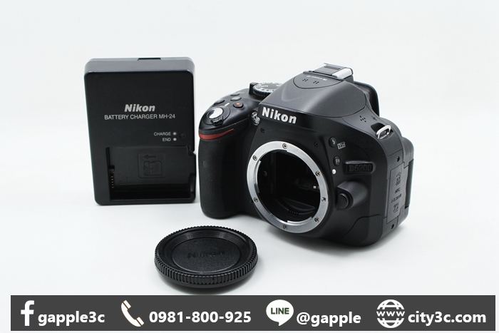 |高雄收購二手單眼相機|Nikon D5200 單機身 二手 單眼相機 快門次數6800 #08830