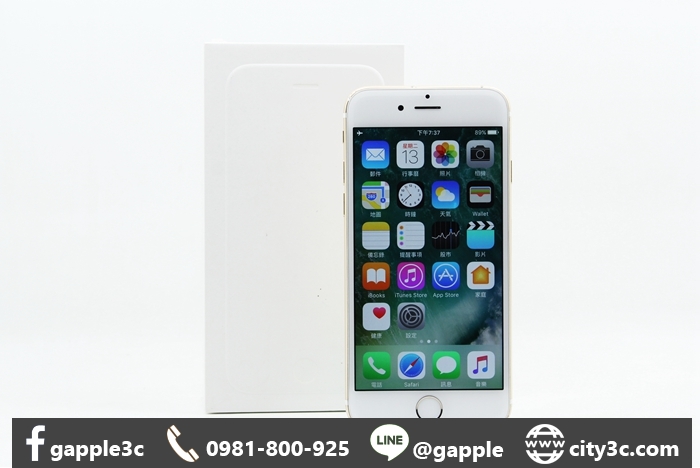 |高雄收購二手舊IPHONE|Apple iPhone 6 64GB 64G 4.7吋 金 二手 蘋果手機 # 08718