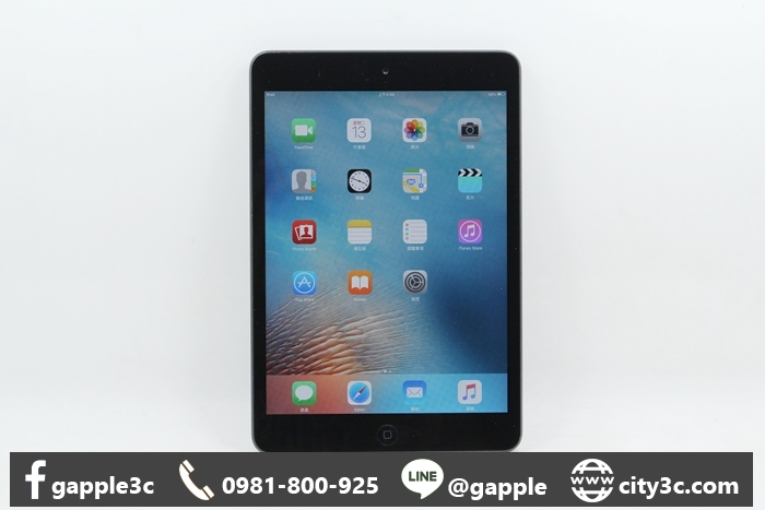 |高雄收購二手平板|Apple iPad mini 16G 16GB Wi-Fi版 黑 二手平板 #08839