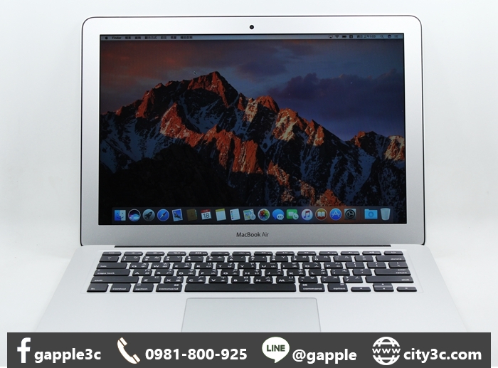 |高雄收購二手筆電|Apple Macbook air 1 i5 1.6/8G/128G/hd6000 13吋 #09023
