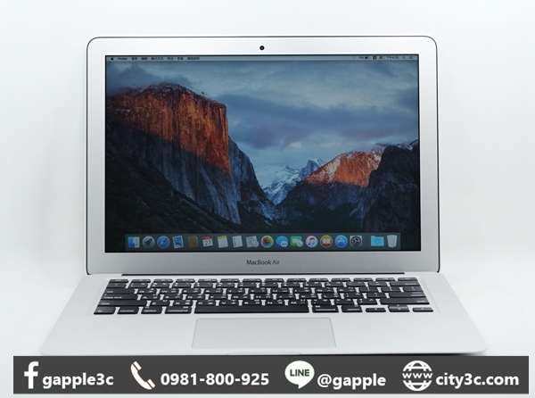 |高雄二手mac book專賣店|Apple Macbook air (i5 1.6/4G/128G/hd6000) 13吋 #09134