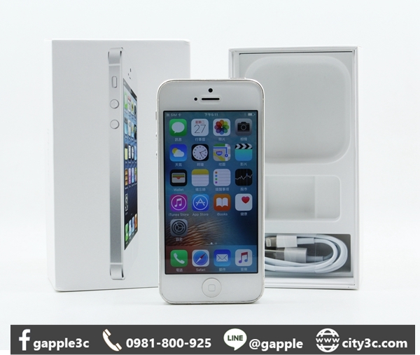 |高雄二手機網|Apple iPhone 5 白 16G 16GB 二手 蘋果手機 #09162