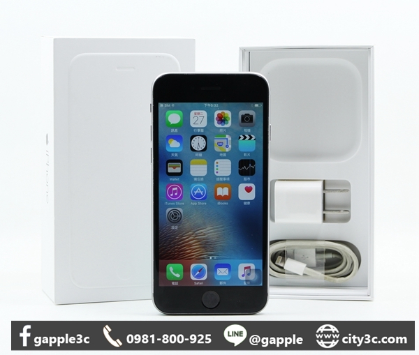 |高雄收購二手APPLE手機|Apple iPhone 6 16G 16GB 金 4.7吋 二手 蘋果手機 # 09176