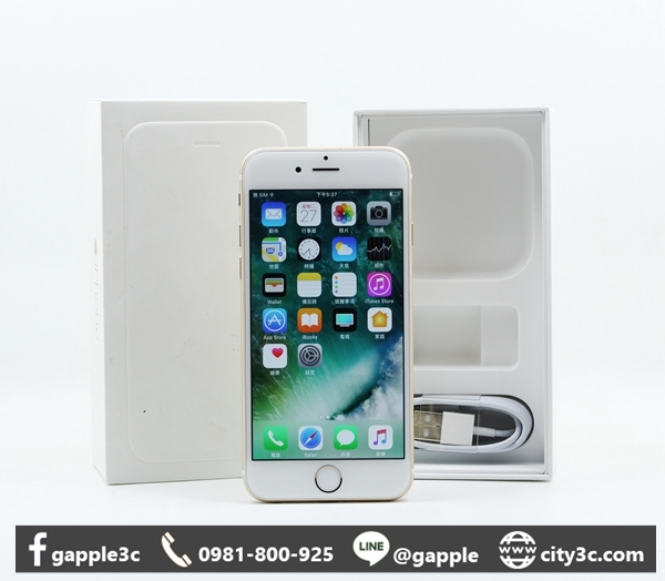 |高雄收購二手機|Apple iPhone 6 64G 64GB 4.7吋 金 二手 蘋果手機 #09223
