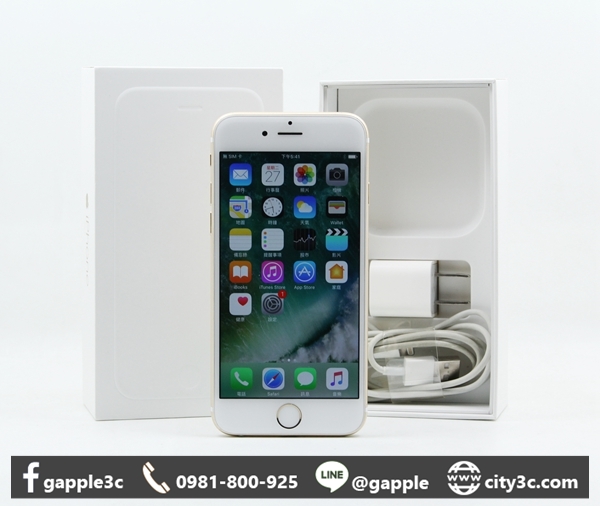 |高雄收購 IPHONE 7|Apple iPhone 6 64G 64GB 4.7吋 金 二手蘋果手機 #09202