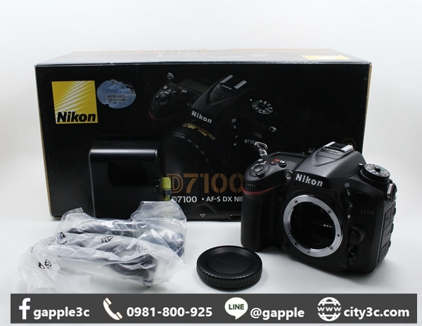 |高雄二手相機專賣店|Nikon D7100 單機身 51點對焦 2410萬畫素 快門1800 極新 #09205