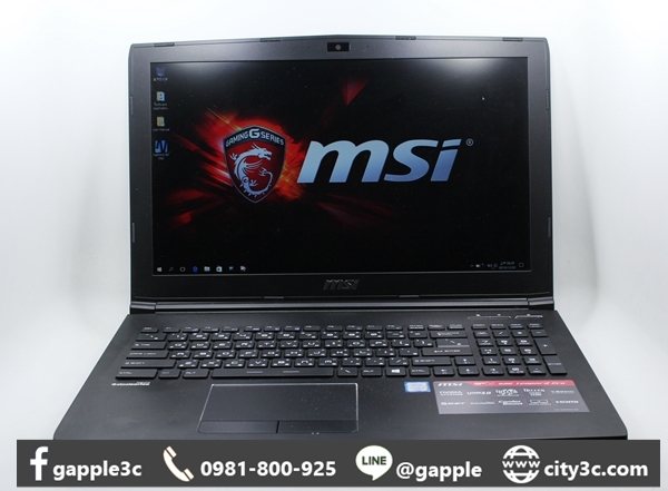 |高雄二手筆電收購價格|MSI GE62-6QE(I7-6700HQ/16G/256SSD+1TB/GTX950M)筆電#09126