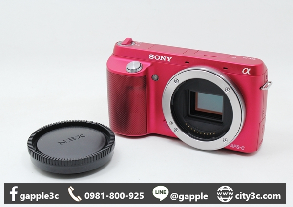 |高雄中古相機拍賣|SONY NEX3 NEX-3 桃紅色 二手相機 #09190