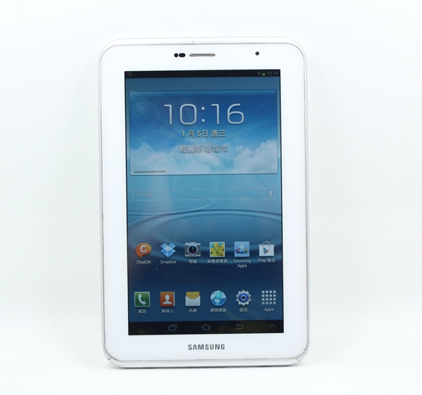 高雄收購二手通話平板|SAMSUNG Galaxy Tab2 GT-P3100 8GB 7吋 3G通話平板 白 #09295