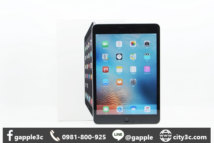 |高雄收購APPLE IPAD|APPLE IPAD MINI 16G 16GB WI-FI版 黑 7吋 二手IPAD #09322