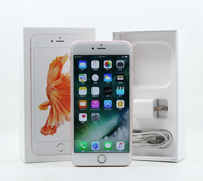 |高雄收購舊手機|Apple IPHONE 6S PLUS 16G 16GB 玫瑰金 5.5吋 二手手機#09566