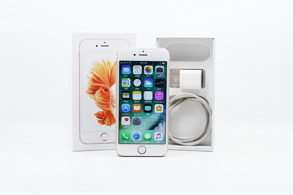 |高雄收購二手手機|Apple iPhone 6S 64G 64GB 4.7吋 玫瑰金 二手手機 保固中 # 09738